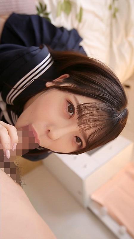 フェラしてくれる、学生服姿の皆瀬あかりちゃん。