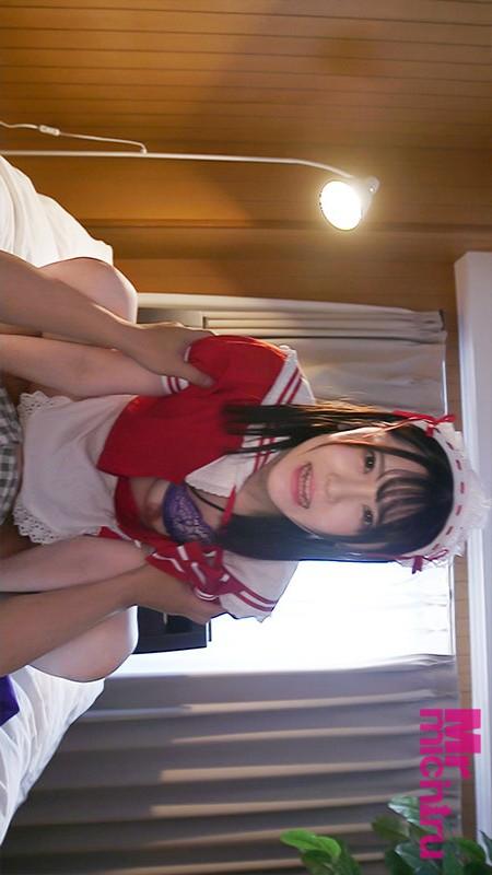 メイド服姿の皆瀬あかりちゃんと、騎乗位でセックス。