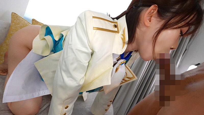 フェラしてくれる、コスプレ姿の黒川すみれちゃん。