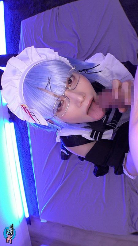フェラしてくれる、コスプレ姿の九井スナオちゃん。
