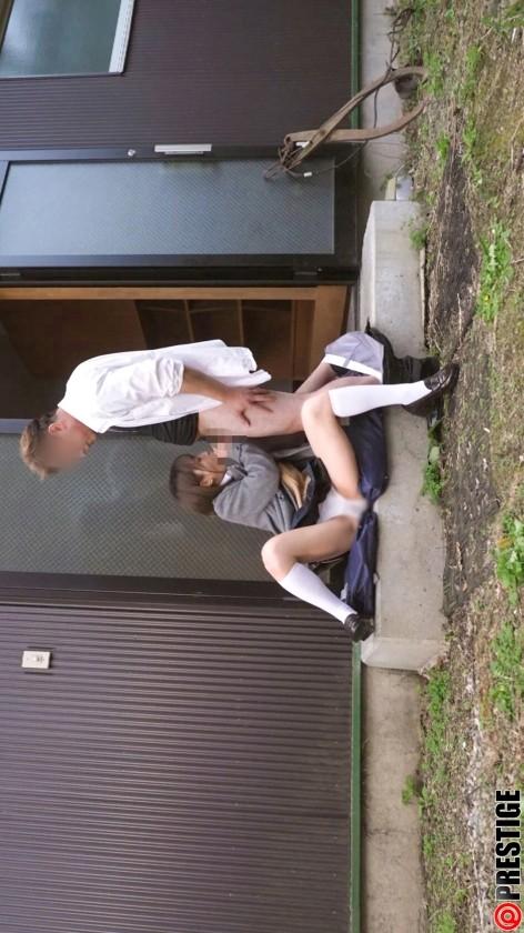 フェラしてくれる、学生服姿の七嶋舞ちゃん。